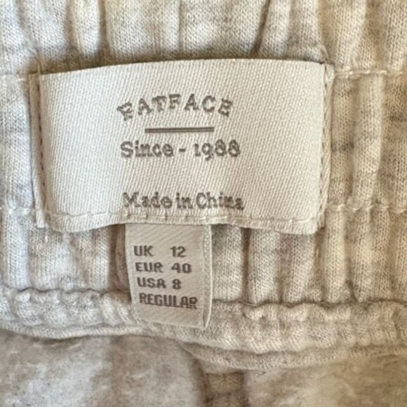 Fatface Womens Soft Joggers/Sweatpants-Gray-Size 8-GUC - Picture 6 of 8